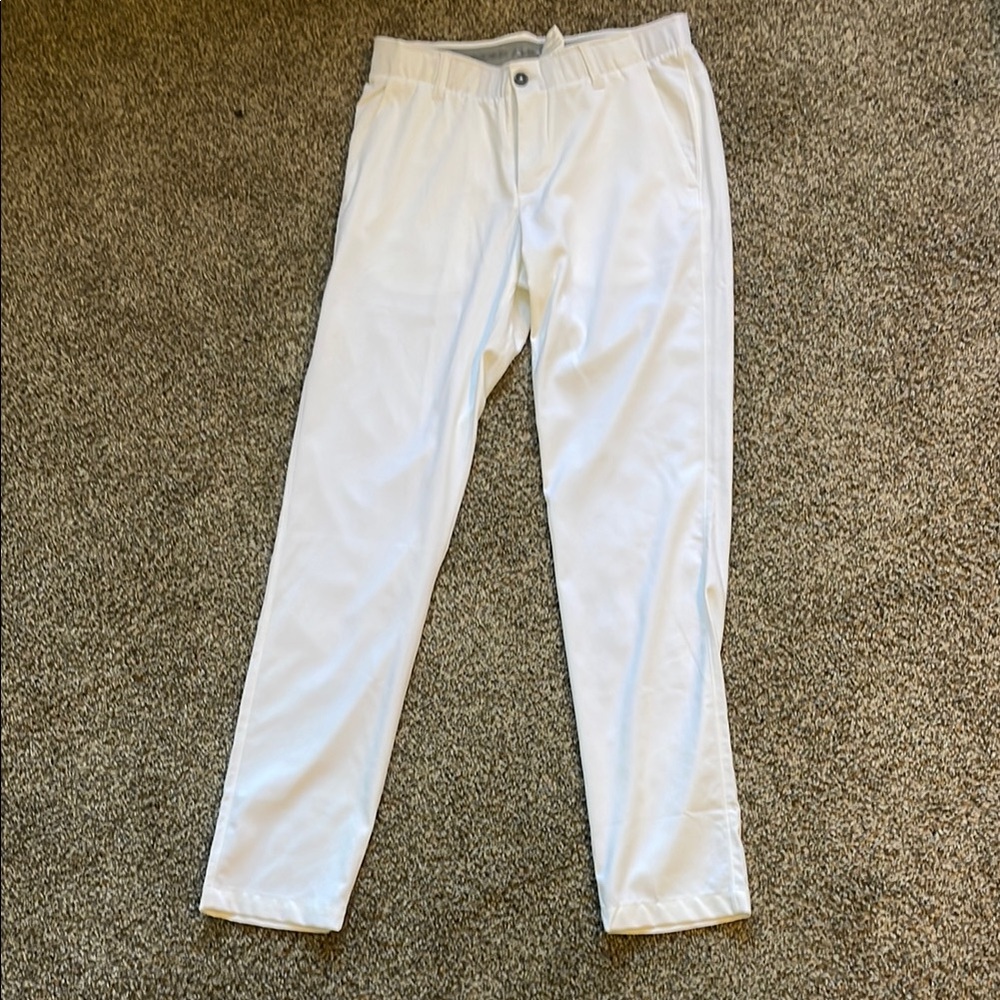 Under Armour White Golf Pants 32x34